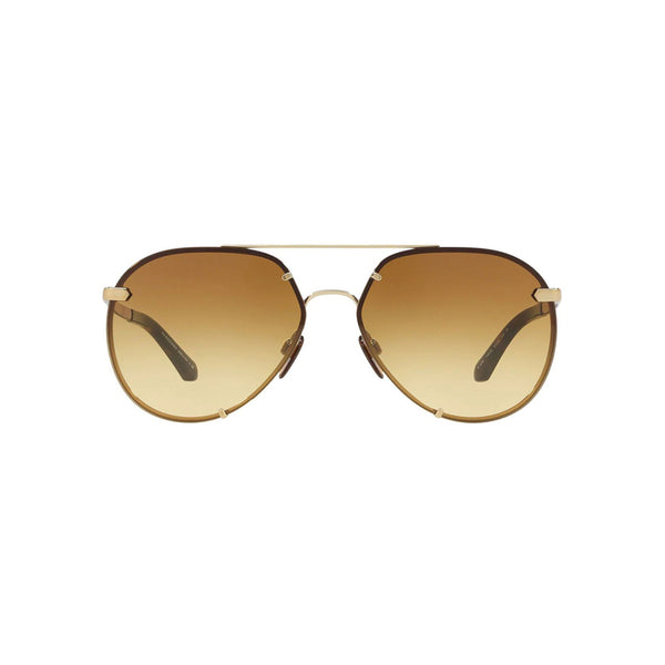 Burberry Women's Pilot Frame Gold Metal Sunglasses - BE3099