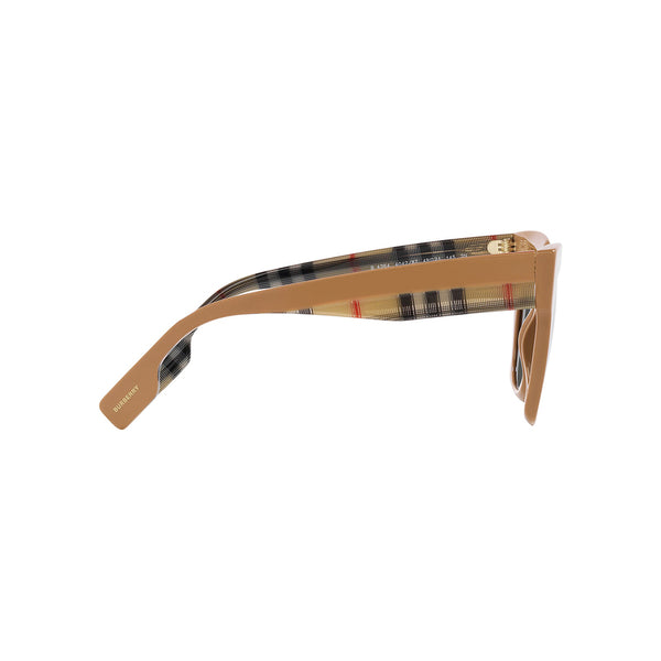 Burberry Women's Square Frame Light Brown Acetate Sunglasses - BE4364