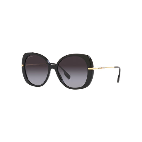 Burberry Women's Square Frame Black Acetate Sunglasses - BE4374F