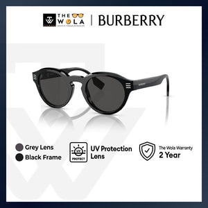 Burberry Men's Phantos Frame Black Acetate Sunglasses - BE4404F