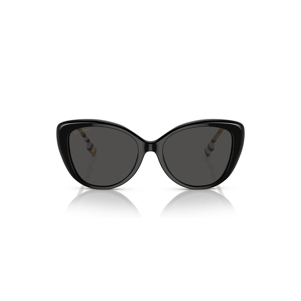 Burberry Women's Cat Eye Frame Black Acetate Sunglasses - BE4407F
