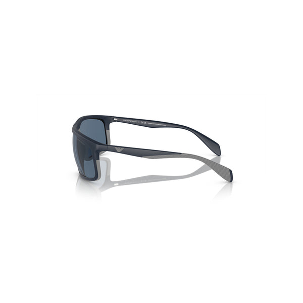 Emporio Armani Men's Pilot Frame Blue Injected Sunglasses - EA4212U