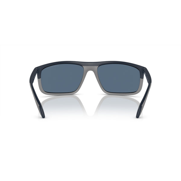 Emporio Armani Men's Pilot Frame Blue Injected Sunglasses - EA4212U