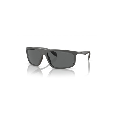 Emporio Armani Men's Pilot Frame Grey Injected Sunglasses - EA4212U