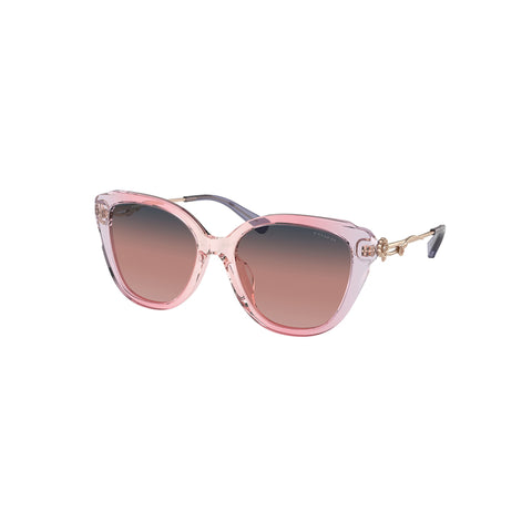 Coach Women's Square Frame Pink Acetate Sunglasses - HC8347BU