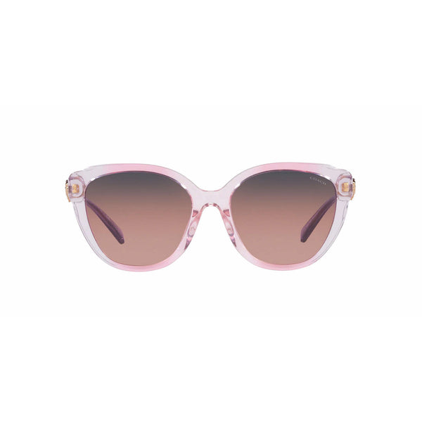 Coach Women's Square Frame Pink Acetate Sunglasses - HC8347BU