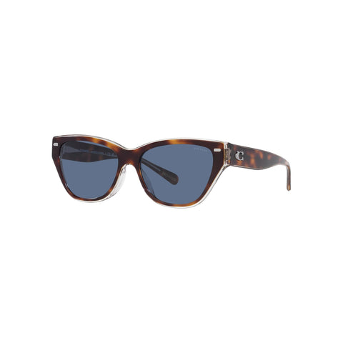 Coach Women's Cat Eye Frame Brown Acetate Sunglasses - HC8370F