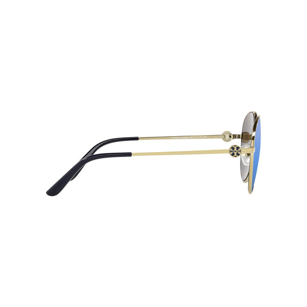 Tory Burch Women's Pilot Frame Gold Metal Sunglasses - TY6082