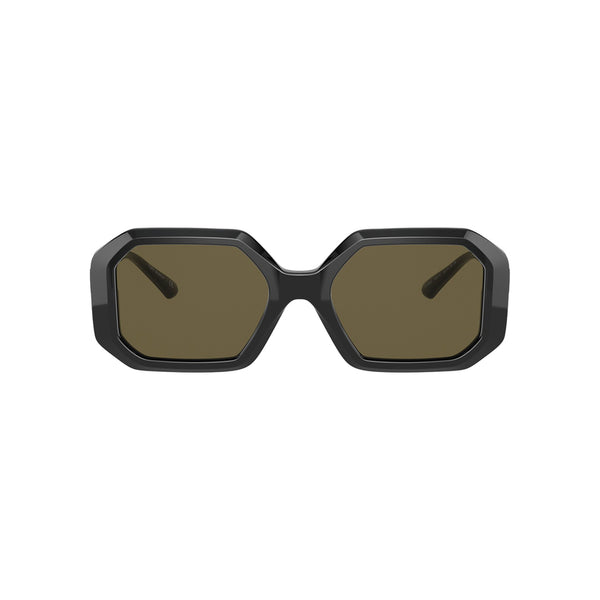 Tory Burch Women's Irregular Frame Black Acetate Sunglasses - TY7160U