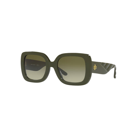 Tory Burch Women's Butterfly Frame Green Acetate Sunglasses - TY7179U