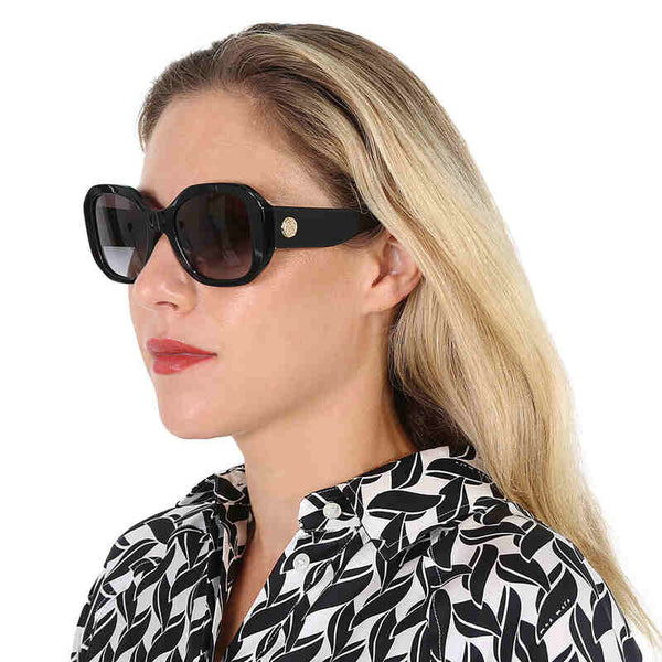 Tory Burch Women's Butterfly Frame Black Acetate Sunglasses - TY7183U