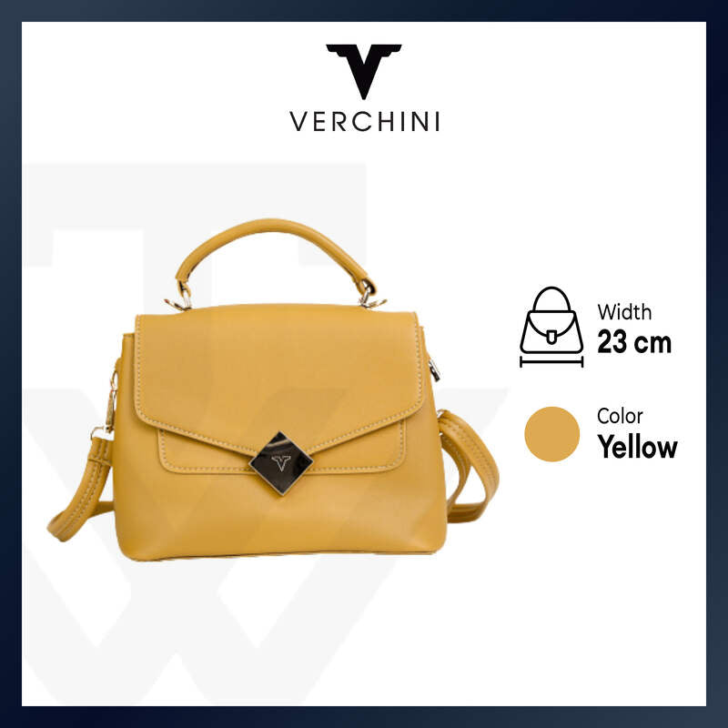 Verchini Patent Top Handle Bag Women Shoulder Bag