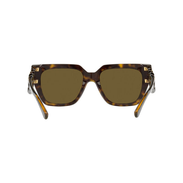 Versace Women's Square Frame Brown Acetate Sunglasses - VE4409F