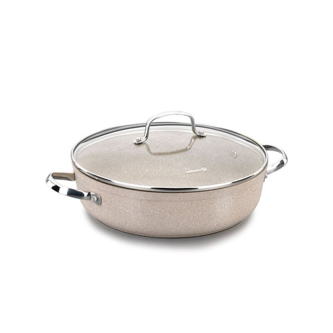 Korkmaz Granita Non-Stick Cooking Pot - 26x7cm, Induction Compatible, Free From PFOA, Cadmium, and Lead, Made in Turkey