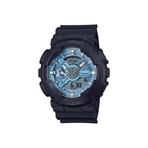 Casio G-Shock Men's Analog-Digital Watch GA-110CD-1A2DR Black Resin Strap