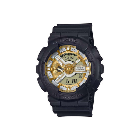 Casio G-Shock Men's Analog-Digital Watch GA-110CD-1A9DR Black Resin Strap
