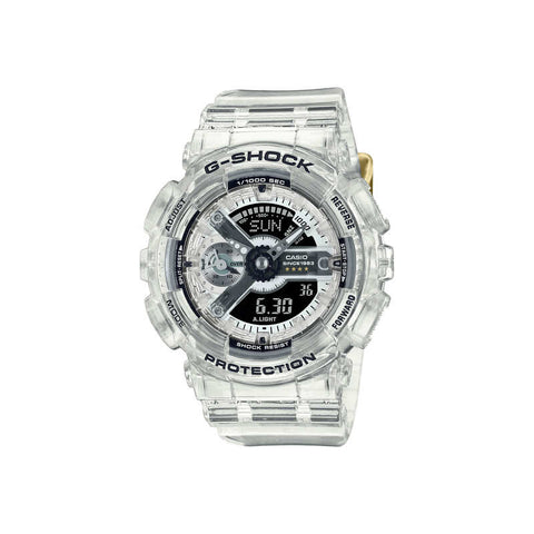 Casio G-Shock 40th Anniversary Clear Remix Women's Analog Digital Watch GMA-S114RX-7A Clear Resin Strap