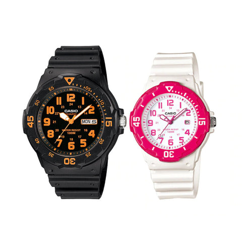 (100% Original CASIO) CASIO Couple Watch MRW/LRW-200H-4B