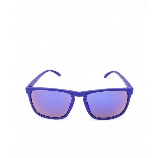 2.5 NVG by Essilor Men's Rectangle Frame Navy Plastic UV Protection Sunglasses