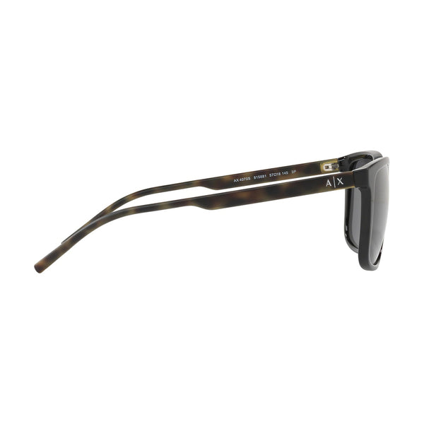 Armani Exchange Men's Pillow Frame Black Acetate Sunglasses - AX4070SF