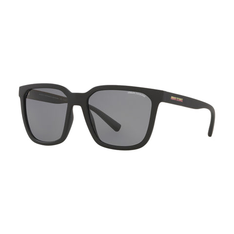 Armani Exchange Men's Pillow Frame Black Acetate Sunglasses - AX4108SF