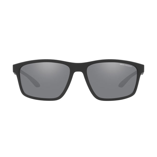 Armani Exchange Men's Pillow Frame Black Acetate Sunglasses - AX4122SF