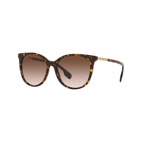Burberry Women's Cat Eye Frame Brown Acetate Sunglasses - BE4333F