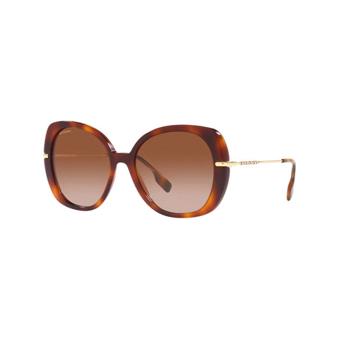Burberry Women's Square Frame Gold Acetate Sunglasses - BE4374F