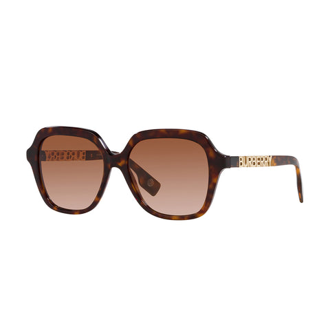 Burberry Women's Square Frame Havana Acetate Sunglasses - BE4389F