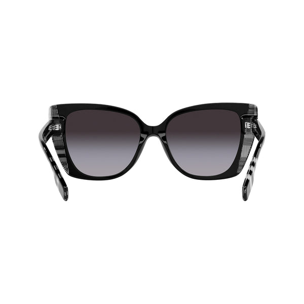 Burberry Women's Cat Eye Frame Black Acetate Sunglasses - BE4393