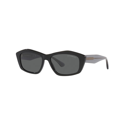 Emporio Armani Women's Pillow Frame Black Acetate Sunglasses - EA4187F