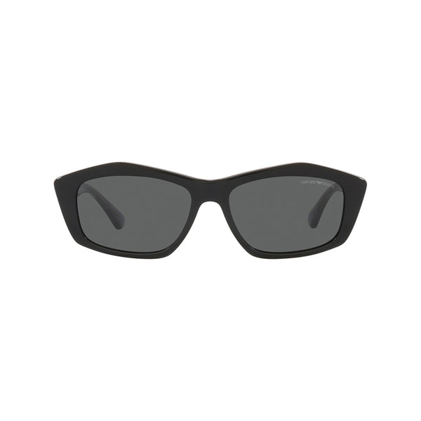 Emporio Armani Women's Pillow Frame Black Acetate Sunglasses - EA4187F