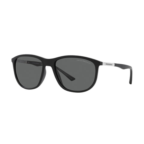 Emporio Armani Men's Pillow Frame Black Acetate Sunglasses - EA4201F