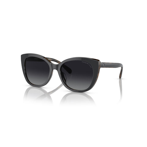 Coach Women's Cat Eye Frame Black Acetate Sunglasses - HC8365U