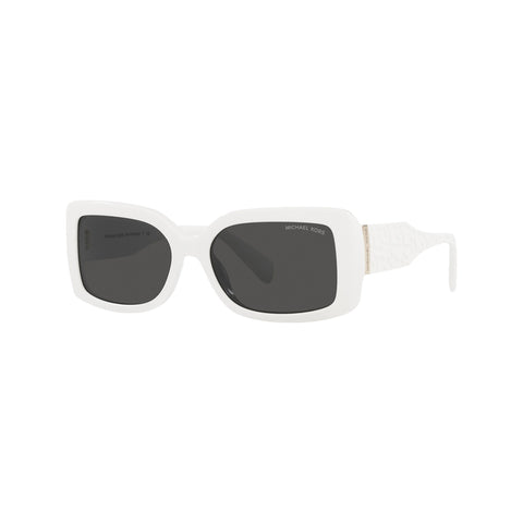 Michael Kors Women's Rectangle Frame White Acetate Sunglasses - MK2165