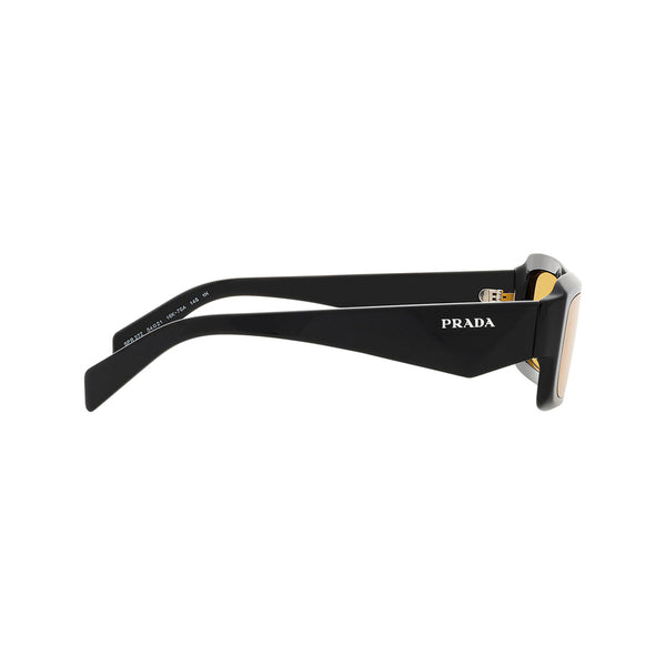 Prada Men's Irregular Frame Black Acetate Sunglasses - PR 27ZSF