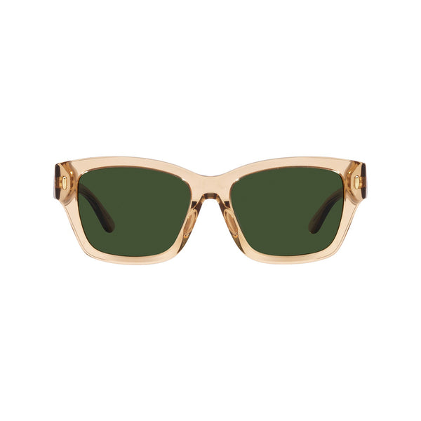Tory Burch Women's Rectangle Frame Light Brown Acetate Sunglasses - TY7167U