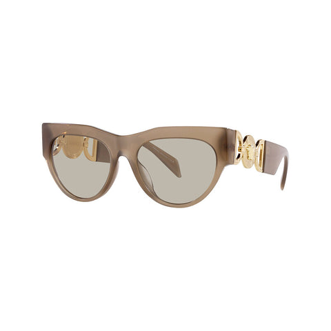Versace Women's Cat Eye Frame Brown Acetate Sunglasses - VE4440U