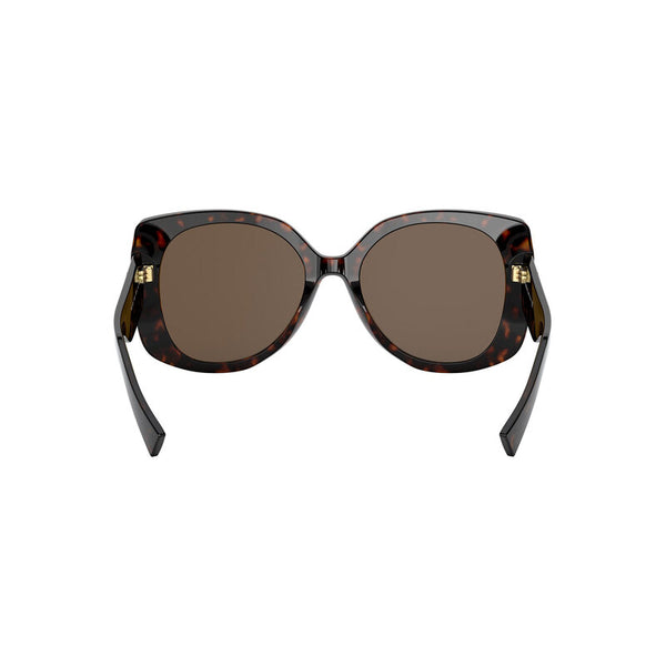 Versace Women's Rectangle Frame Brown Acetate Sunglasses - VE4387