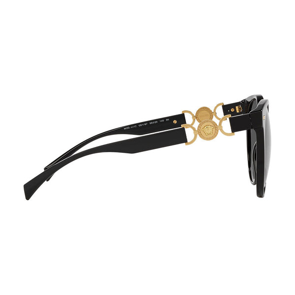 Versace Women's Phantos Frame Black Acetate Sunglasses - VE4442F