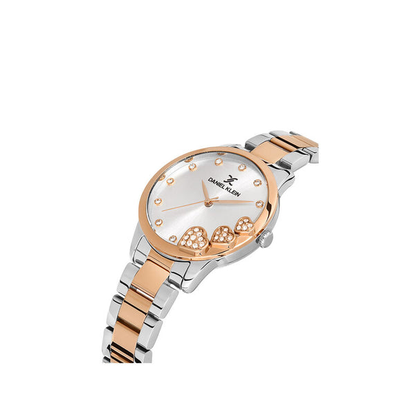Daniel Klein Trendy Women's Analog Watch DK.1.13239-4 Silver Stainless Steel Strap Watch | Watch for Ladies