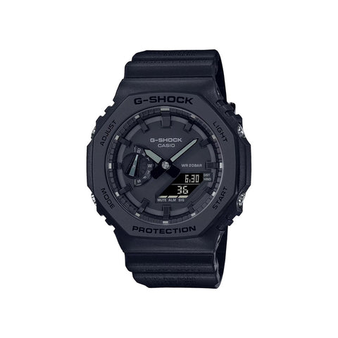 Casio G-Shock GA-2140RE-1A 40th Anniversary REMASTER BLACK Series  Men's Sport Watch with Black Resin Band
