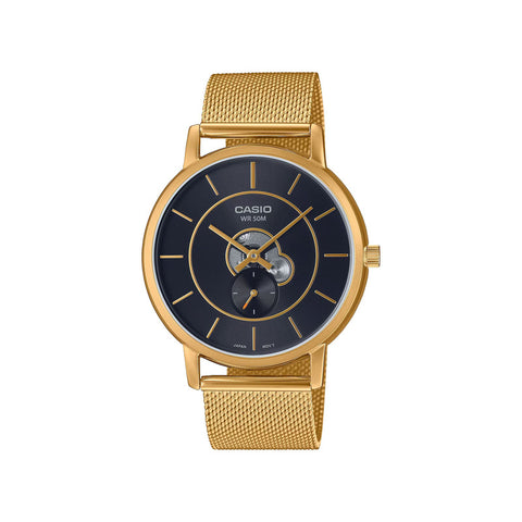 Casio Men's Gold Stainless Steel Analog Watch MTP-B130MG-1AV