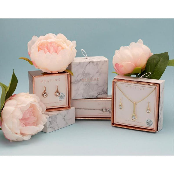 Mestige Petals Necklace with Swarovski® Crystals