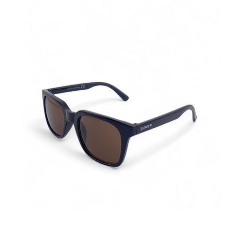 2.5 NVG by Essilor Kids's Rectangle Frame Black Plastic UV Protection Sunglasses