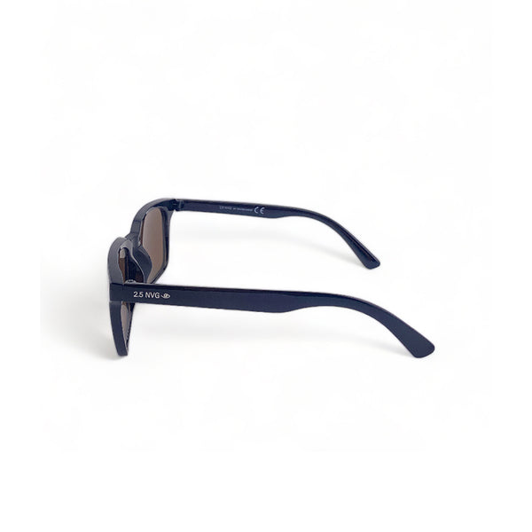 2.5 NVG by Essilor Kids's Rectangle Frame Black Plastic UV Protection Sunglasses