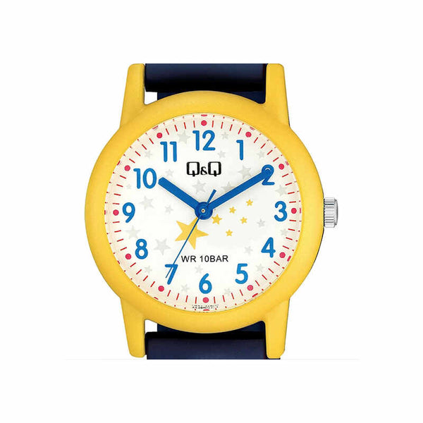 Q&Q Watch By Citizen V23A-013VY Kids Analog Watch with Blue Resin Strap