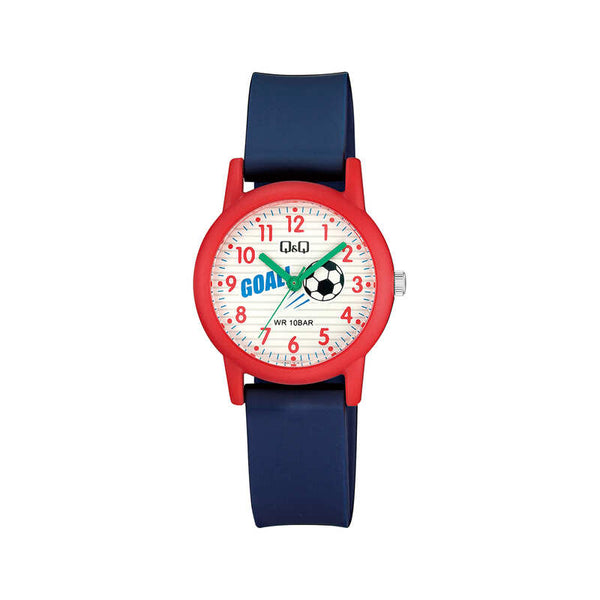Q&Q Watch By Citizen V23A-015VY Kids Analog Watch with Blue Resin Strap