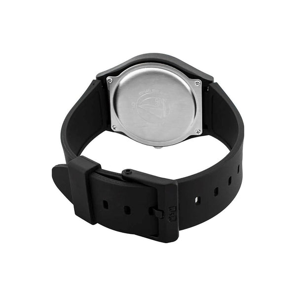 Q&Q Watch By Citizen V25A-003VY Women Analog Watch with Black Resin Strap