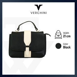 Verchini Front Flap Top Handbag Multi Purpose Women Bag Sling Shoulder Bag